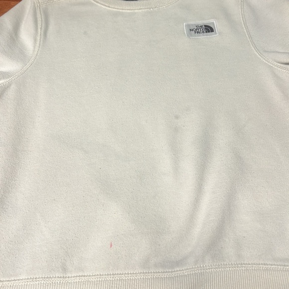 The North Face Kids Cream Small (7-8) sweatshirt, FLAWED. See description/pics - Picture 4 of 7
